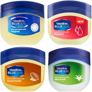 Vaseline BLUESEAL Jelly, 100 ml or 3.38oz each. Total of 4 assorted scent
