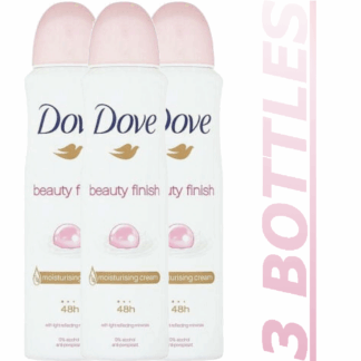 Dove Beauty Finish Spray, 150ml per bottle, 3 bottles total