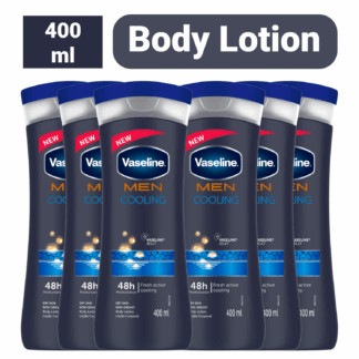Vaseline Men Cooling Lotion, 13.5oz per bottle, 6 bottles total